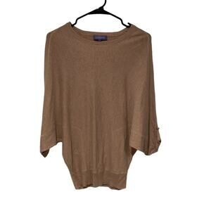 Vivienne Vivienne Tam light brown tan wool sweater XS